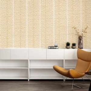 Wallcovering Striped Weave Sand