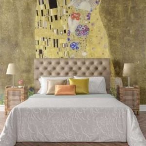 Gustav Klimt’s The Kiss (1907–1908)