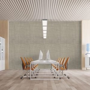 Wallcovering Taupe Basket Weave texture