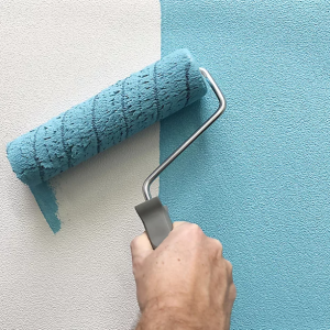 Non Woven Vinyl Luxury Linen 3D Textured Painting Wallpaper for Living Room