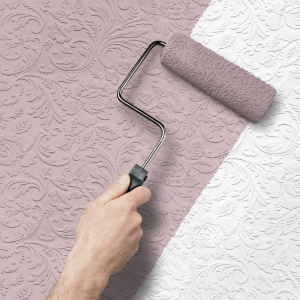 Sand Texture Non-Woven Textured Paintable Vinyl Painting Wallpaper