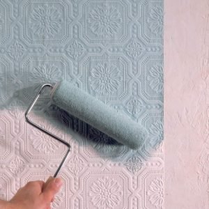 Waterproof Wallcovering Paintable Blank Non Woven Vinyl Wallpaper for DIY Painting